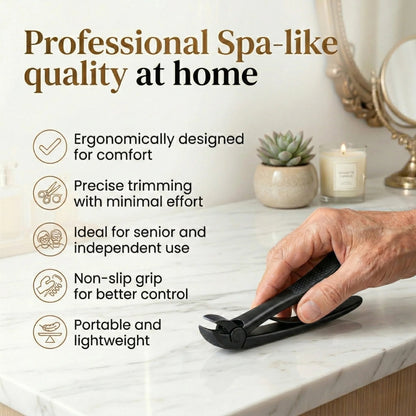 Nail Clipper for Seniors, Wide Jaw Long Handle Clipper for Thick Nails