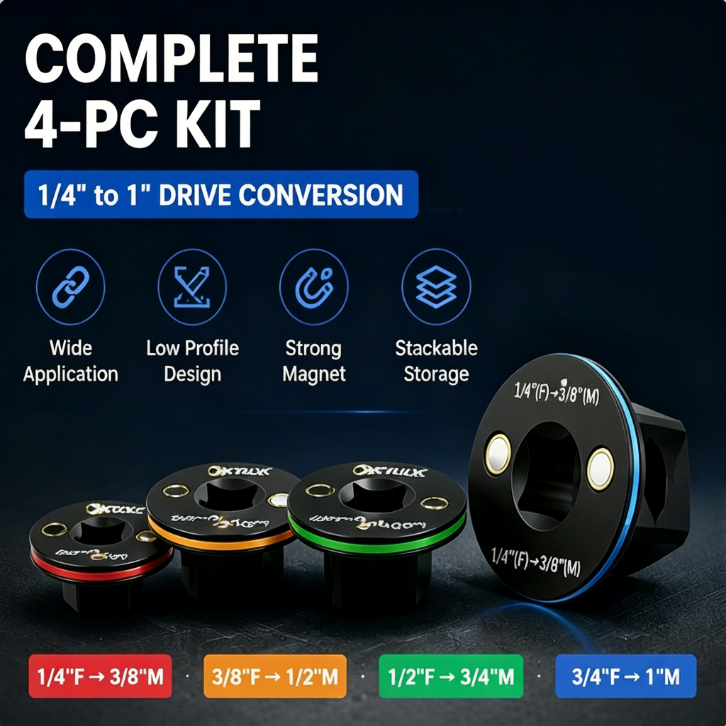 2026 Upgraded Low Profile Impact Socket Adapter Set