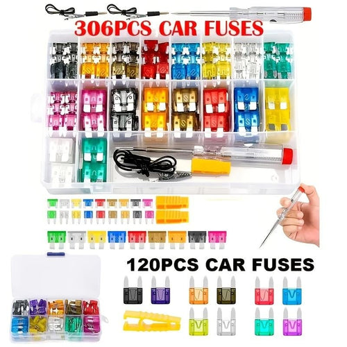 🔥 BIG SALE - 47% OFF🔥306PCS&Car Blade Fuse Assortment Set