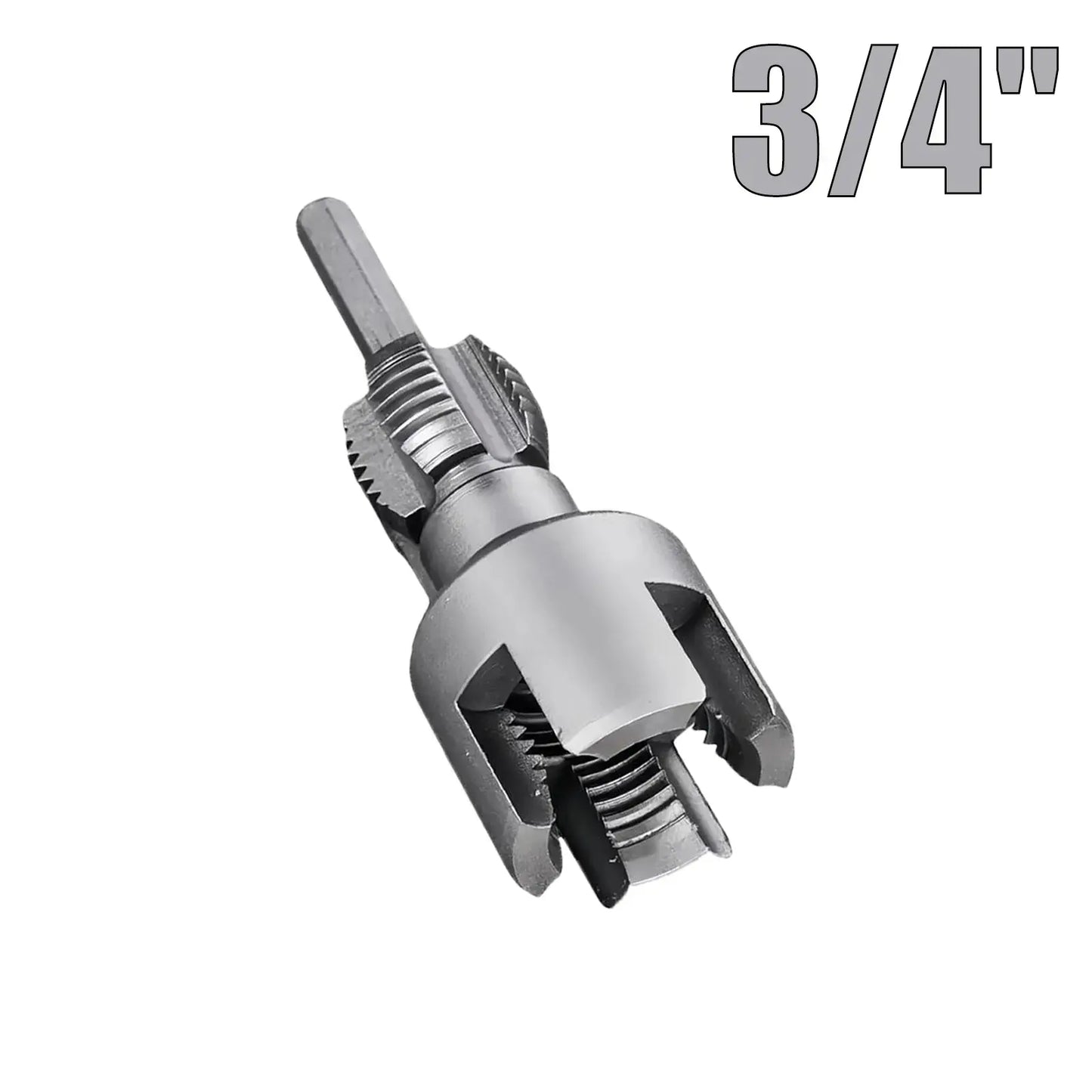 Drill Powered Pipe Thread Cutting Tool Bit for Internal External Threads
