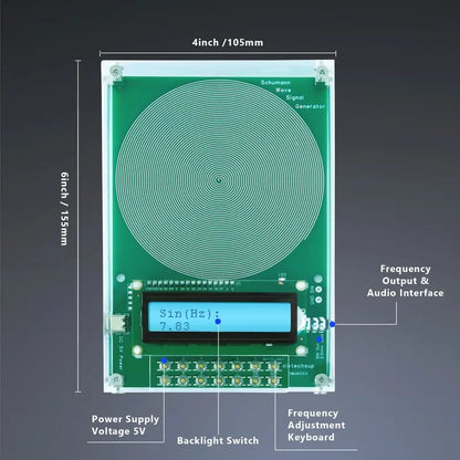 🌙 7.83Hz Frequency Generator – Calm & Focus Device ✨