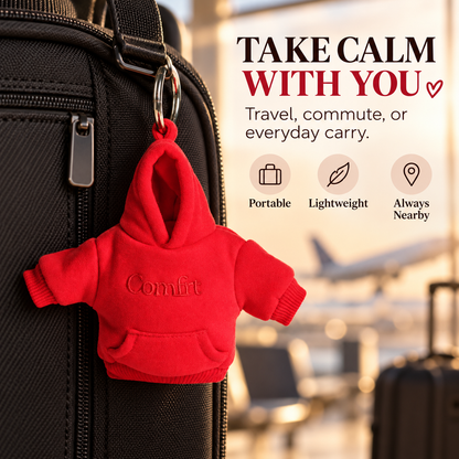 🔑 Stress-Relief Hoodie Charm – Portable Clip-On Keychain, Stylish & Multi-Use Gift Idea
