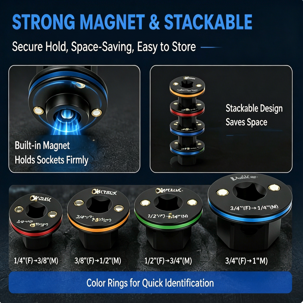 2026 Upgraded Low Profile Impact Socket Adapter Set