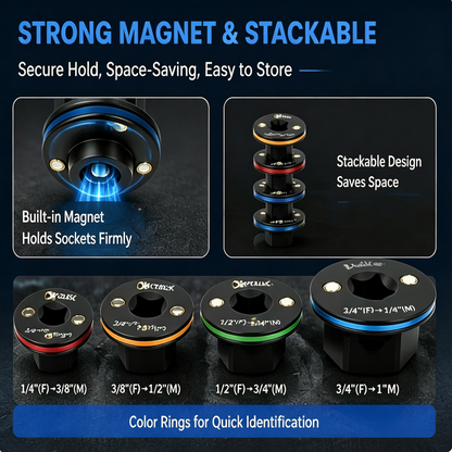 2026 Upgraded Low Profile Impact Socket Adapter Set
