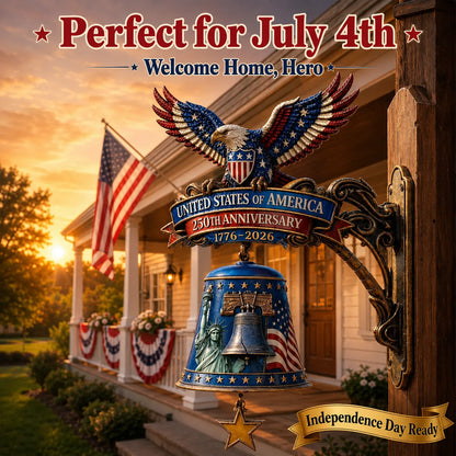 🔥Last Day 49% OFF🔥USA 250th Anniversary Patriotic Wall Bell