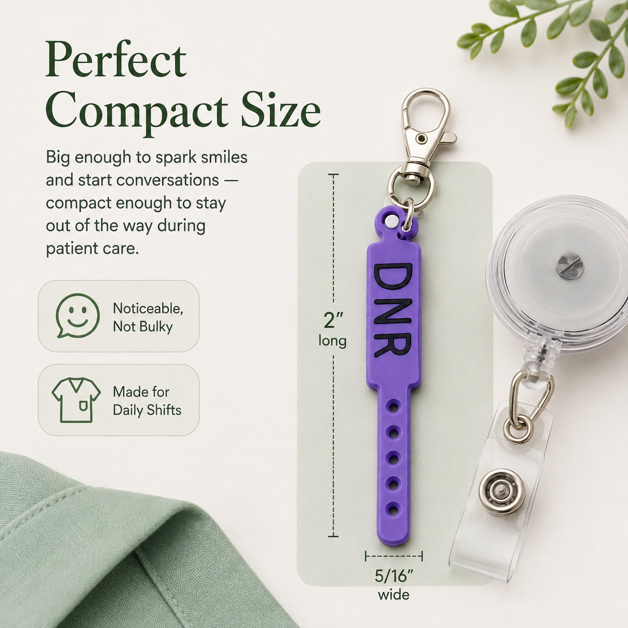 Elopement Risk Charm, Funny Nursing Badge Reel, Nurse Gift, Hospital Humor Badge Holder