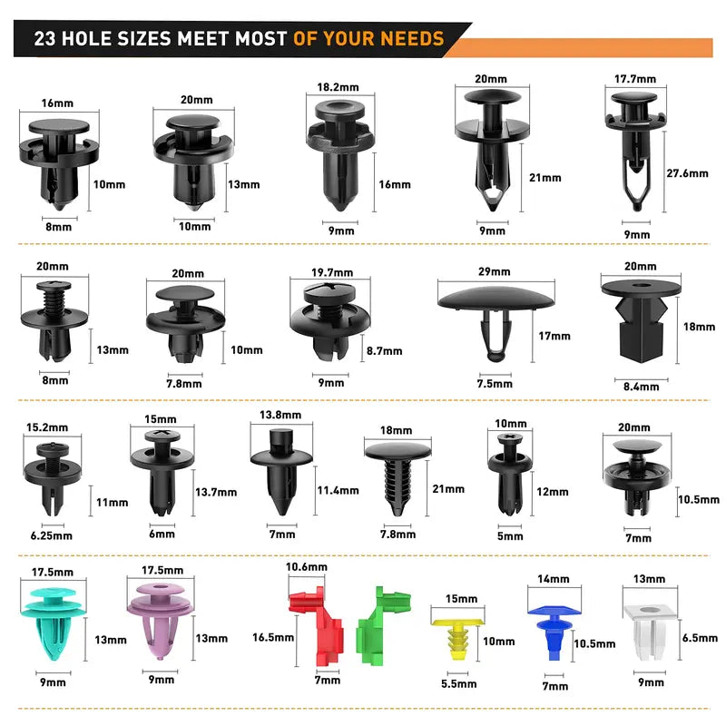 The ULTIMATE Car Retainer Clip Kit