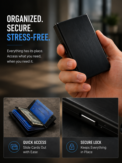Hot Sale RFID Blocking Metal Card Holder