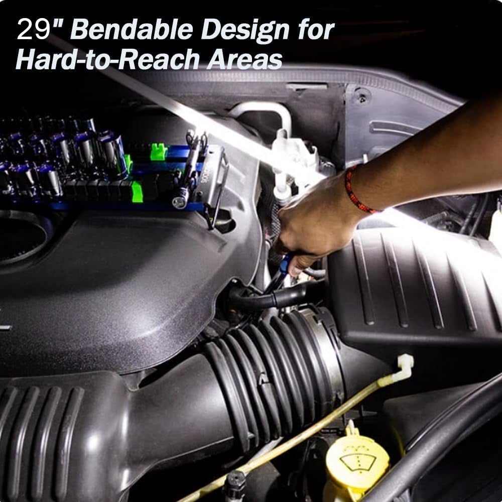 🔦 Flexible LED Flashlight Stick – 29" Bendable Work Light
