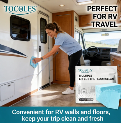 🔥100 Piece Floor Cleaning Tablets Multi-Surface Cleaner for Hardwood Laminate Tile & RV Walls Antibacterial Deodorization Maintenance