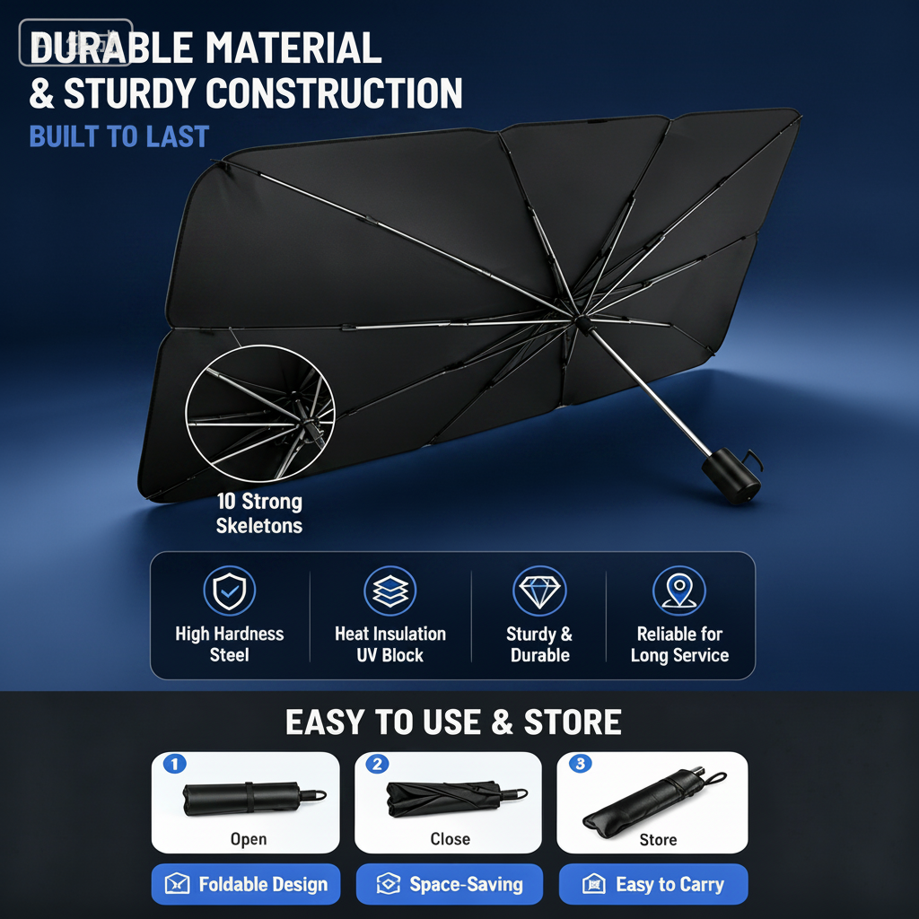🔥2026 Foldable Anti-UV Windshield Sunshade