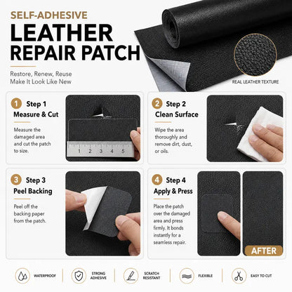 Premium Self-Adhesive Leather Repair Patch