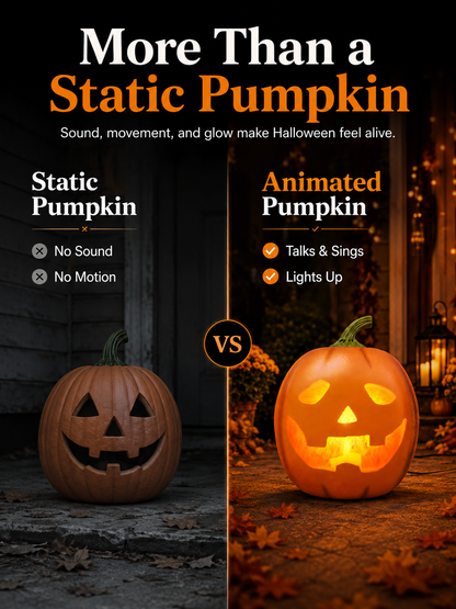 🎁Animated pumpkin that talks and sings