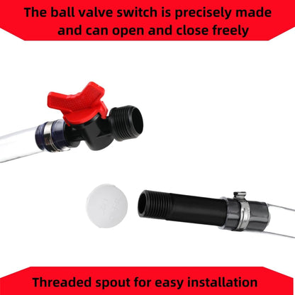 Deluxe Racing Fuel Hose with Ball Valve Shut Off,Racing Fuel Jug Hose For Racing Fuel