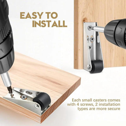 Vertical Track Roller Wheel, Heavy Duty 110LBS Sliding Door Bottom Guide