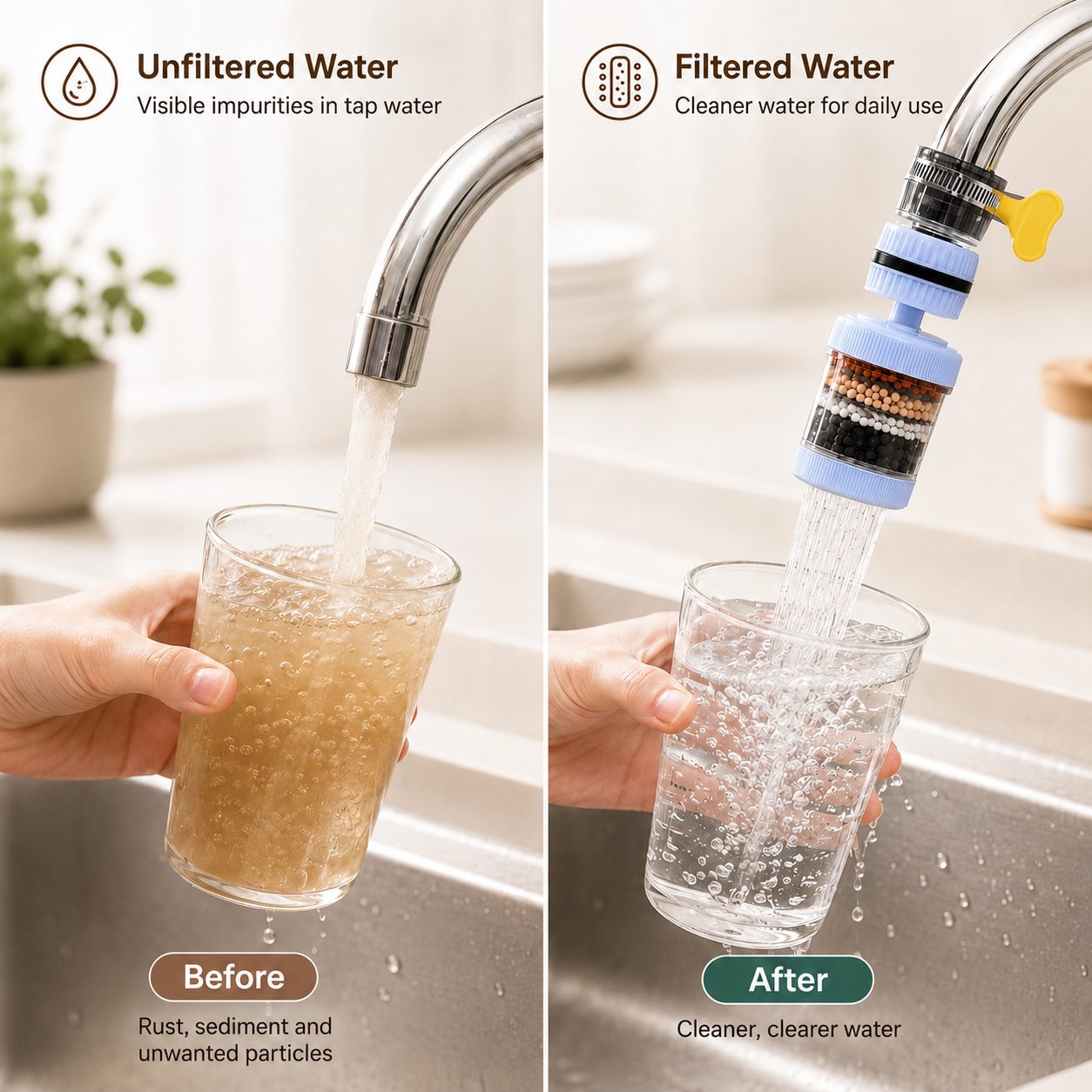 💧 Digital Water Quality Tester 4-in-1 – Check TDS, EC, Temp (°C/°F) up to 9990 ppm