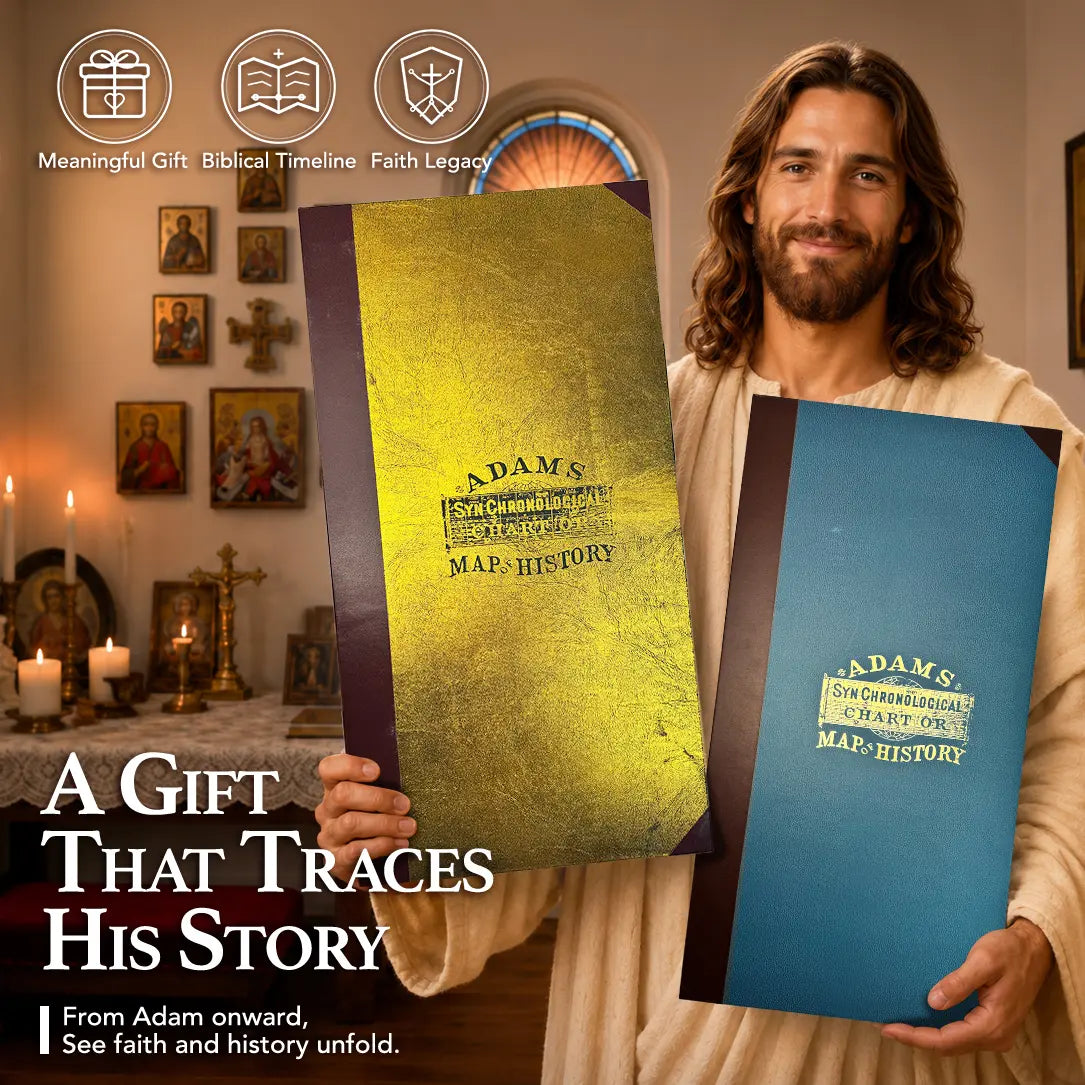 📜 Watch History Unfold – 6,000 Years of Biblical & World Events, Mapped on One Fold‑Out Timeline