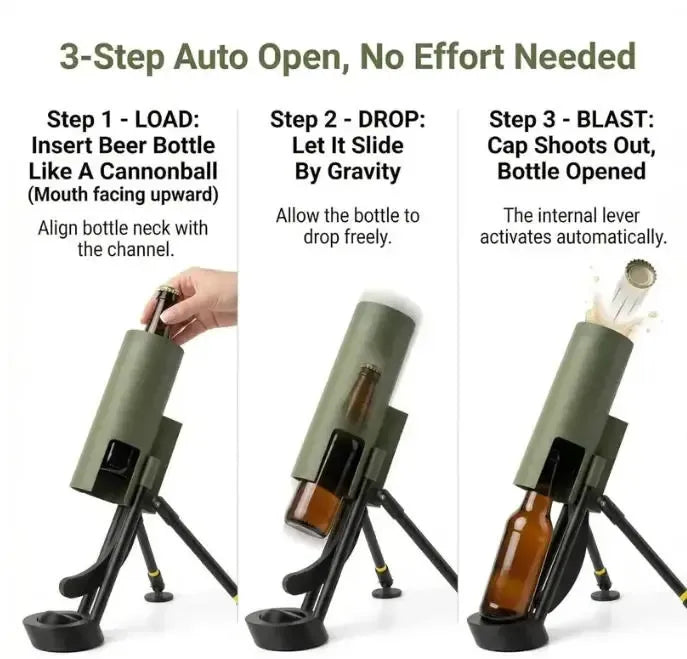Beer Bottle Mortar Opener