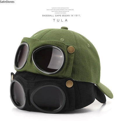 🕶️ Men's Outdoor Comfort Cap | Curved Visor Hat with Convenient Glasses Slot for Everyday Adventures 🌿