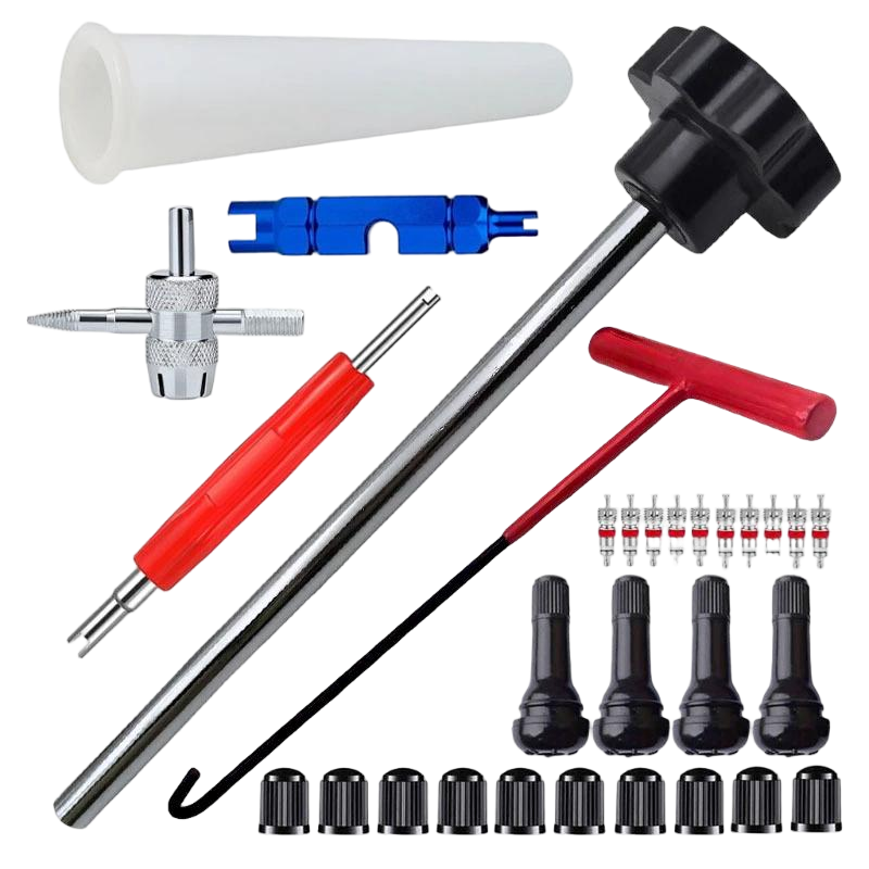 🚗 Tire Valve Repair Tool Kit | Fast Valve Stem Replacement Tool