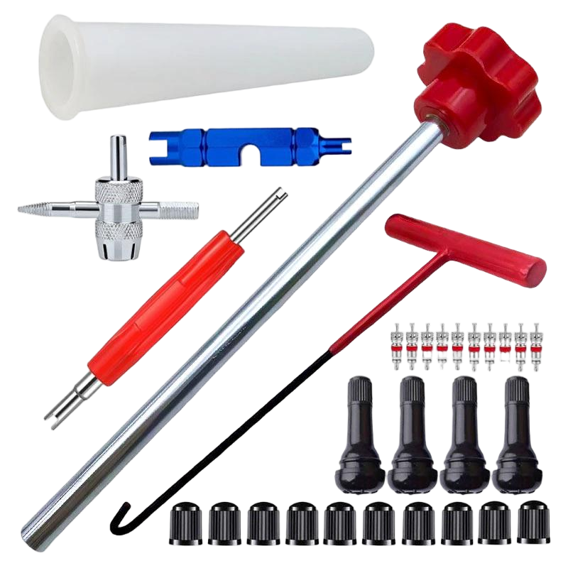 🚗 Tire Valve Repair Tool Kit | Fast Valve Stem Replacement Tool