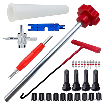 🚗 Tire Valve Repair Tool Kit | Fast Valve Stem Replacement Tool