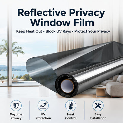 ☀️50% OFF! 🔥 Heat-Insulating Privacy Film – UV Protection, Easy Application & Perfect for Home & Office 🏠