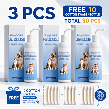 Gentle Pet Ear Cleaner Solution for Dogs & Cats