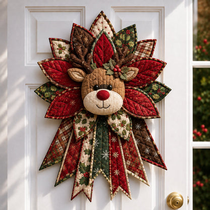🎄 Oversized Christmas Quilted Door Hanger DIY Sewing Kit (23–25") 🪡