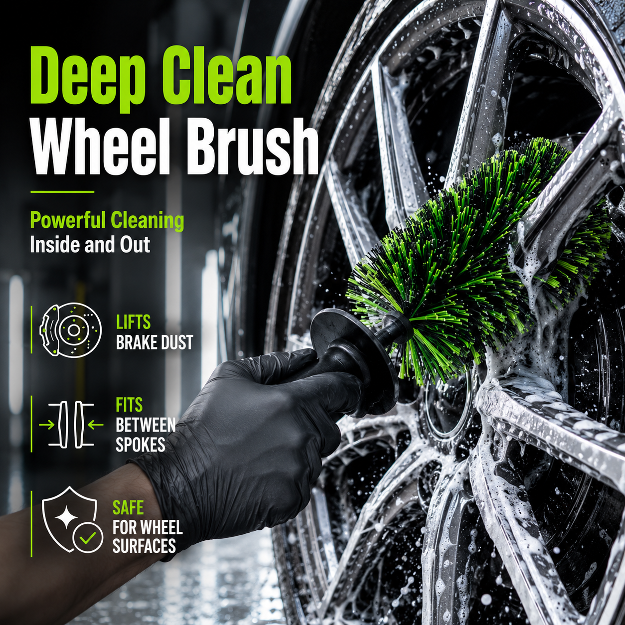 🚗Deep-Reach Wheel Barrel Brush