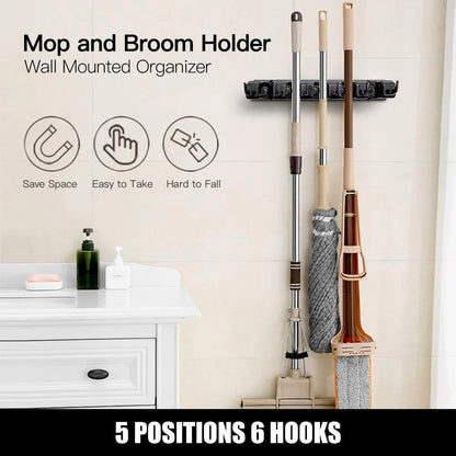 4Slot & 5Hook Wall Mounted Holder