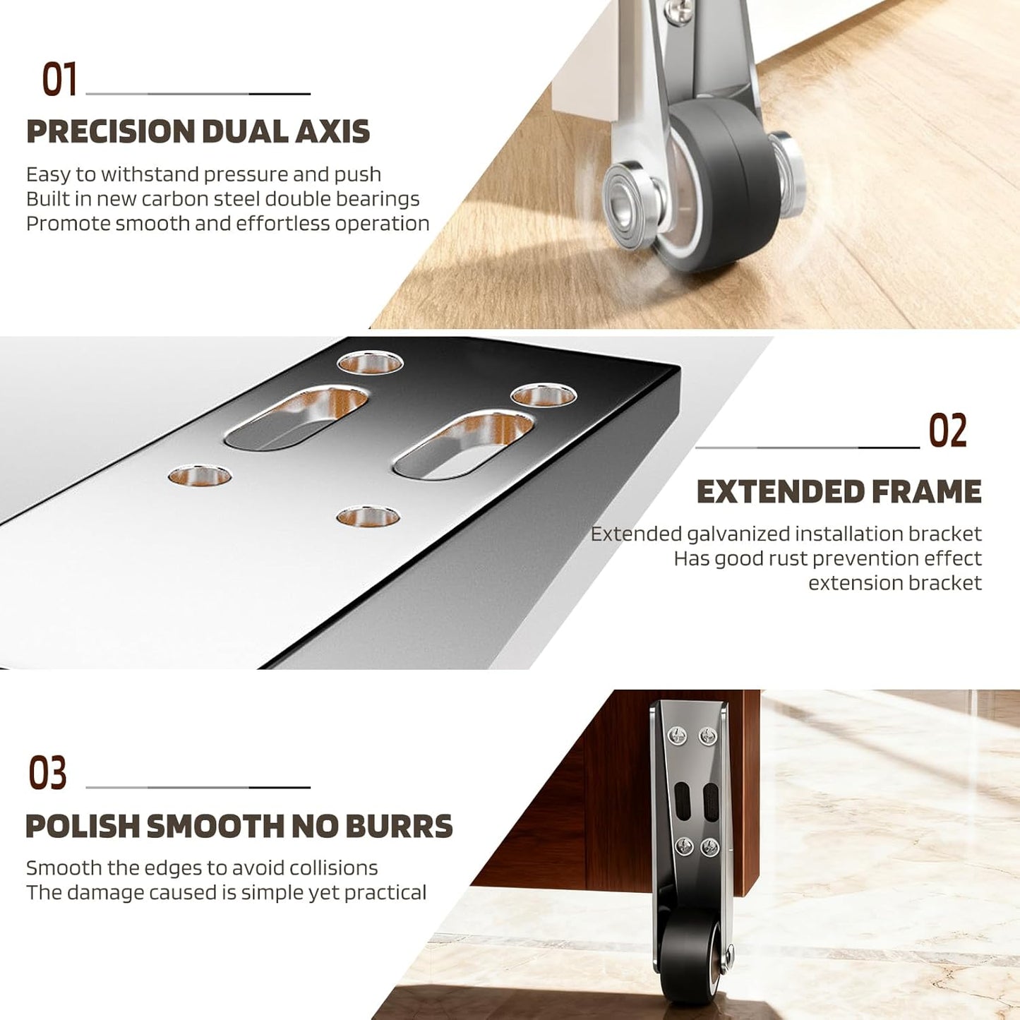 Universal Furniture Sliding Track Roller Wheel