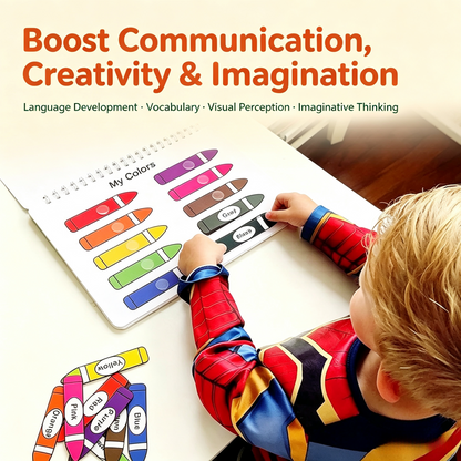 🎓 My Preschool Busy Book – Interactive Montessori Activity Book for Toddlers, Early Learning, Fine Motor Skills & Cognitive Development 📚