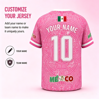 ⚡️Flash Sale｜Men's Light Pink Virgencita & San Juditas Mexico 2026 Soccer Jersey