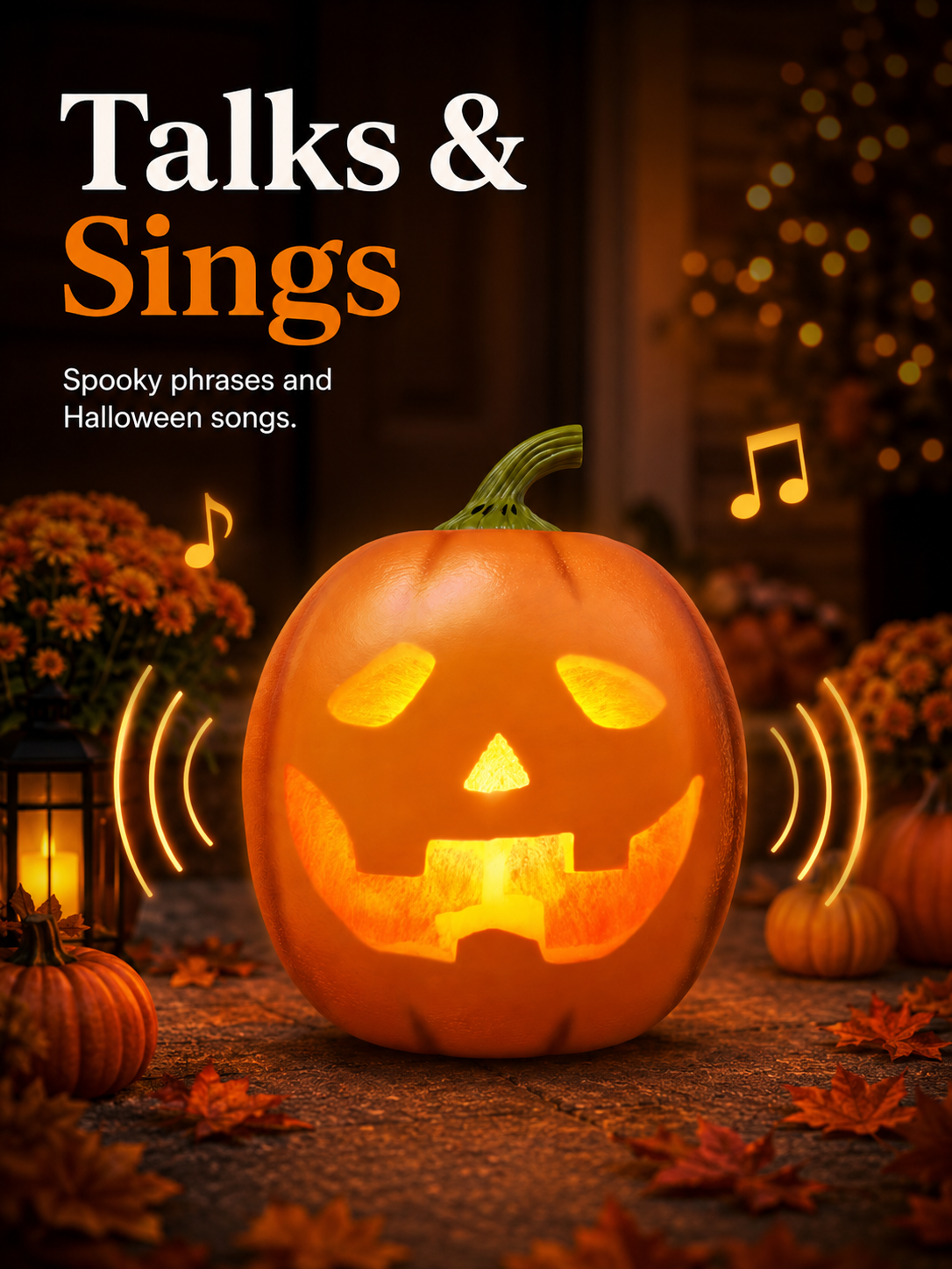 🎁Animated pumpkin that talks and sings