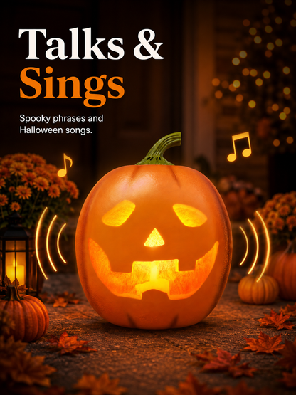 🎁Animated pumpkin that talks and sings