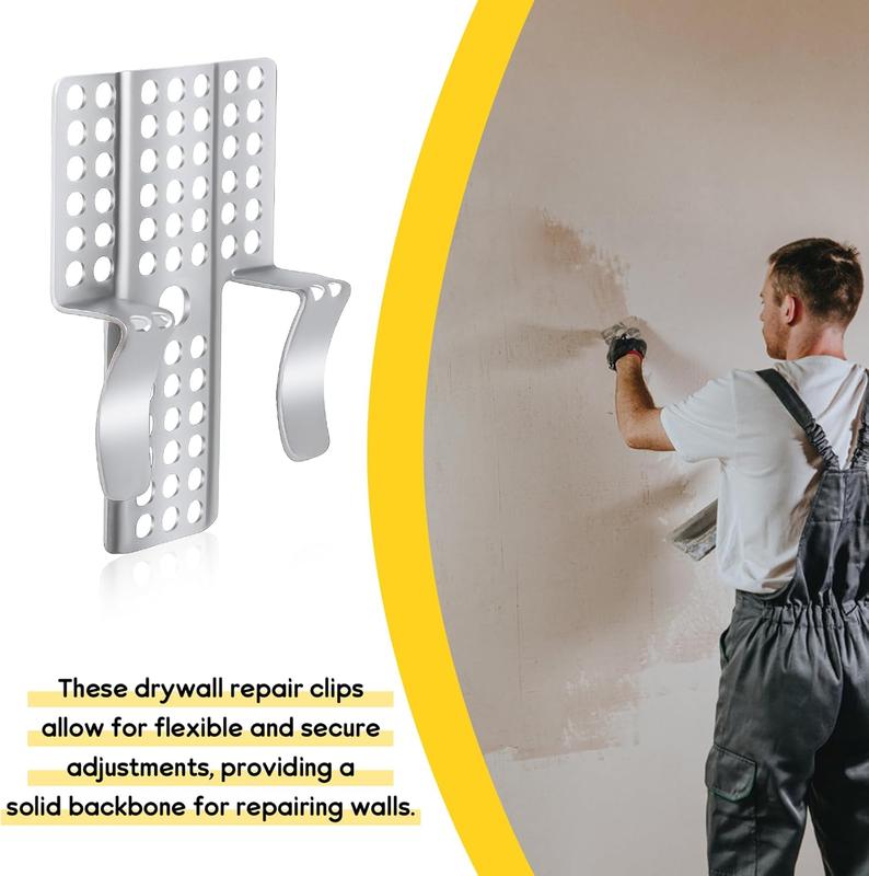 🏆Flash Sale 50K+ SOLD! Almost Gone-💥12 Pack Drywall Repair Clips