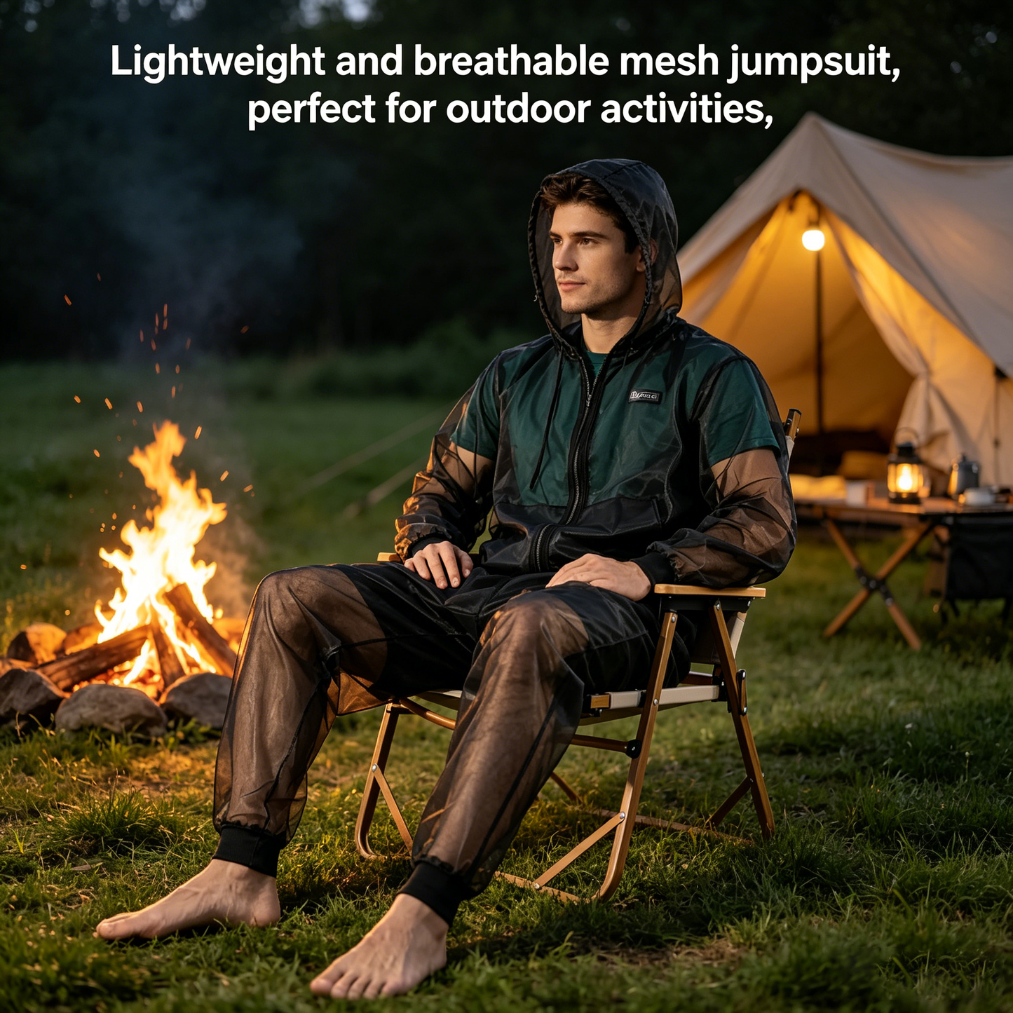 🦟 Mosquito Net Pants – Stay Outdoors, Bite-Free & Comfortable