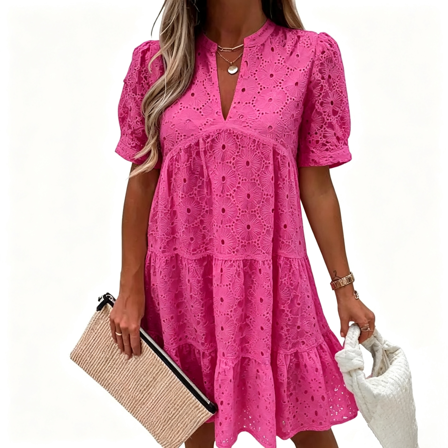☀️The Breezy Lace Dress That Solves "The Summer Struggle"