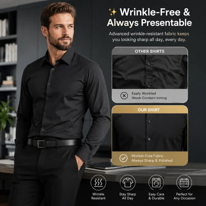 💕STRETCH NON-IRON ANTI-WRINKLE SHIRT🔥💕