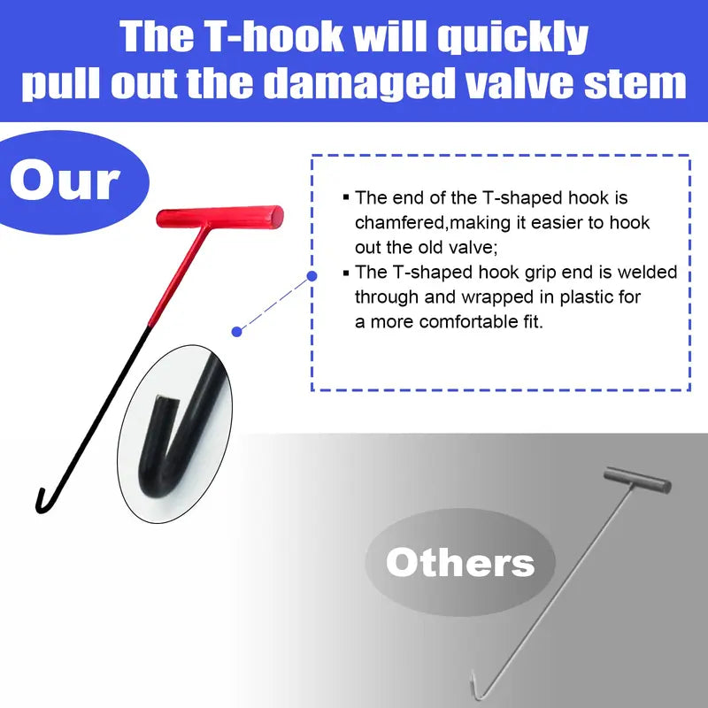 🚗 Tire Valve Repair Tool Kit | Fast Valve Stem Replacement Tool
