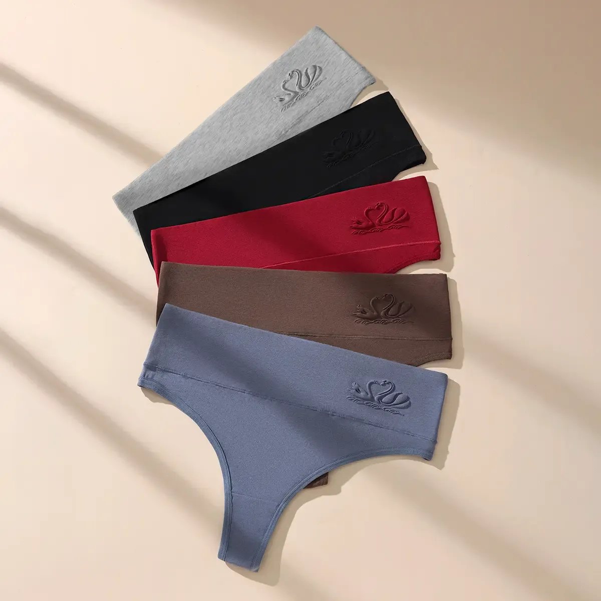 🏆1 Bestselling🏆4 Pack Women's High Waist Seamless Thongs