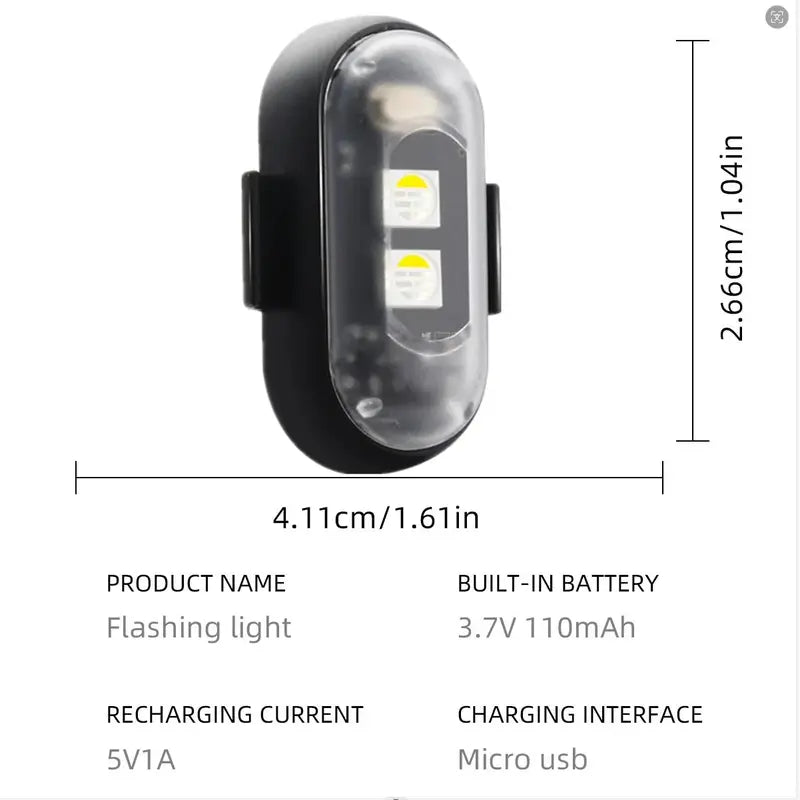 🚨 RGB Led Strobe Warning Lights