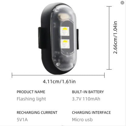 🚨 RGB Led Strobe Warning Lights