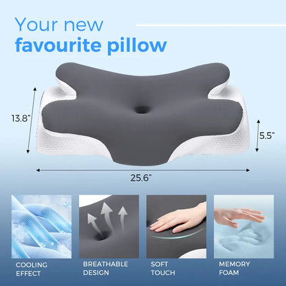 The Pillow That Silences Snoring - By Fixing Your Sleep Posture |  10 Year Sale 60% OFF