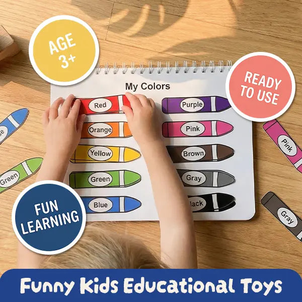 📚 30-in-1 Montessori Busy Book for Kids