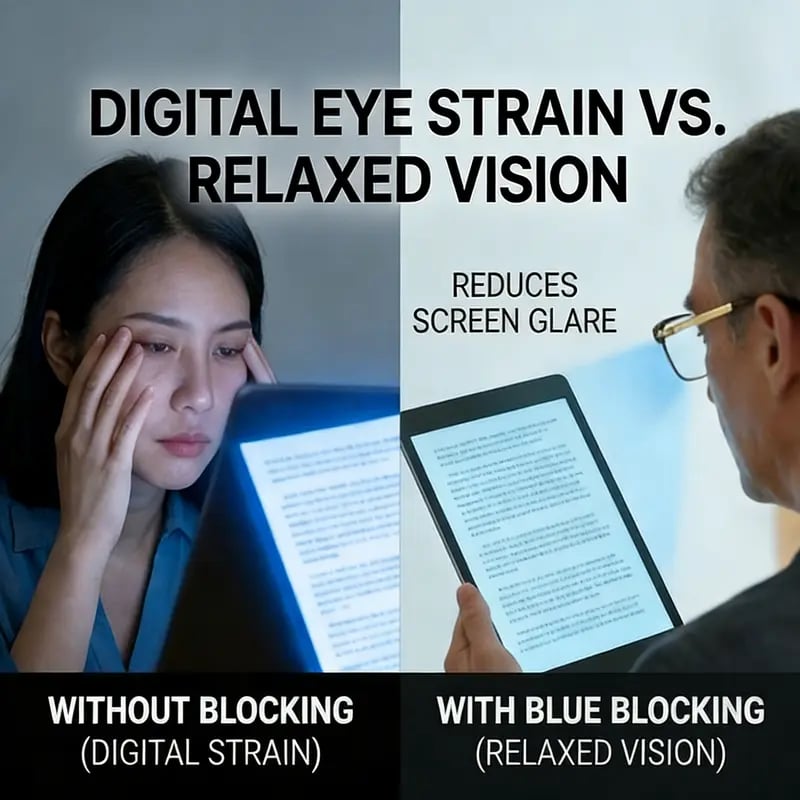 Smart Zoom Reading Glasses – Auto Adjust Focus & Blue Light Protection for All-Day Clear Vision