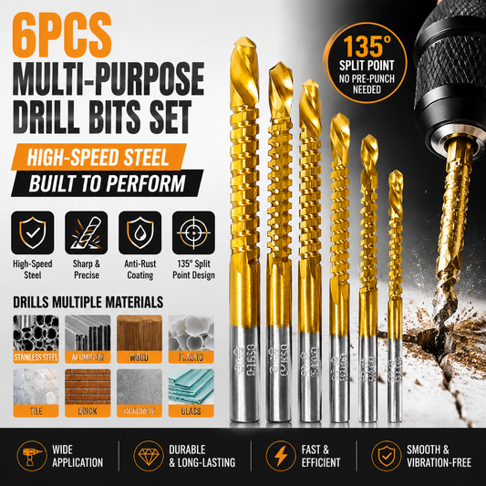 🔥Limited Time 49% Off✨6 Counts Metalworking Ldeal For Drilling
