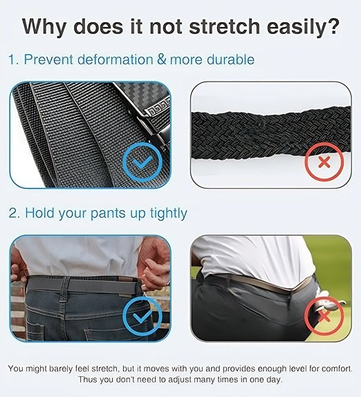 🔥LAST DAY 49% OFF - EDC Nylon Ratchet Belt
