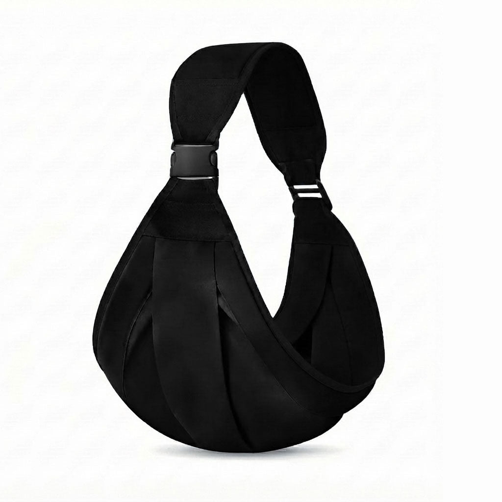 🌬️Adjustable One-Shoulder Strap – Breathable mesh hip belt, unisex fit.
